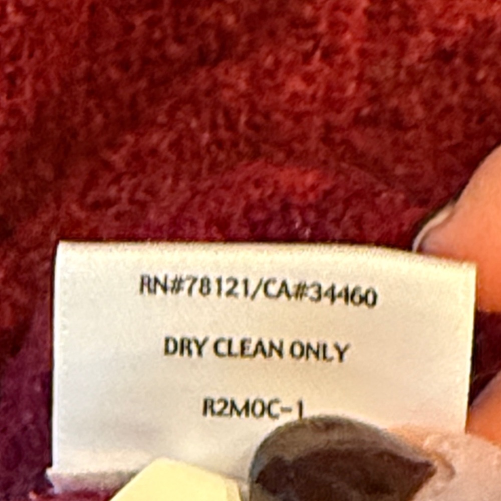 Eileen Fisher Cranberry Red Lightweight Wool/Mohair Open Cardigan Size Small - Picture 10 of 10